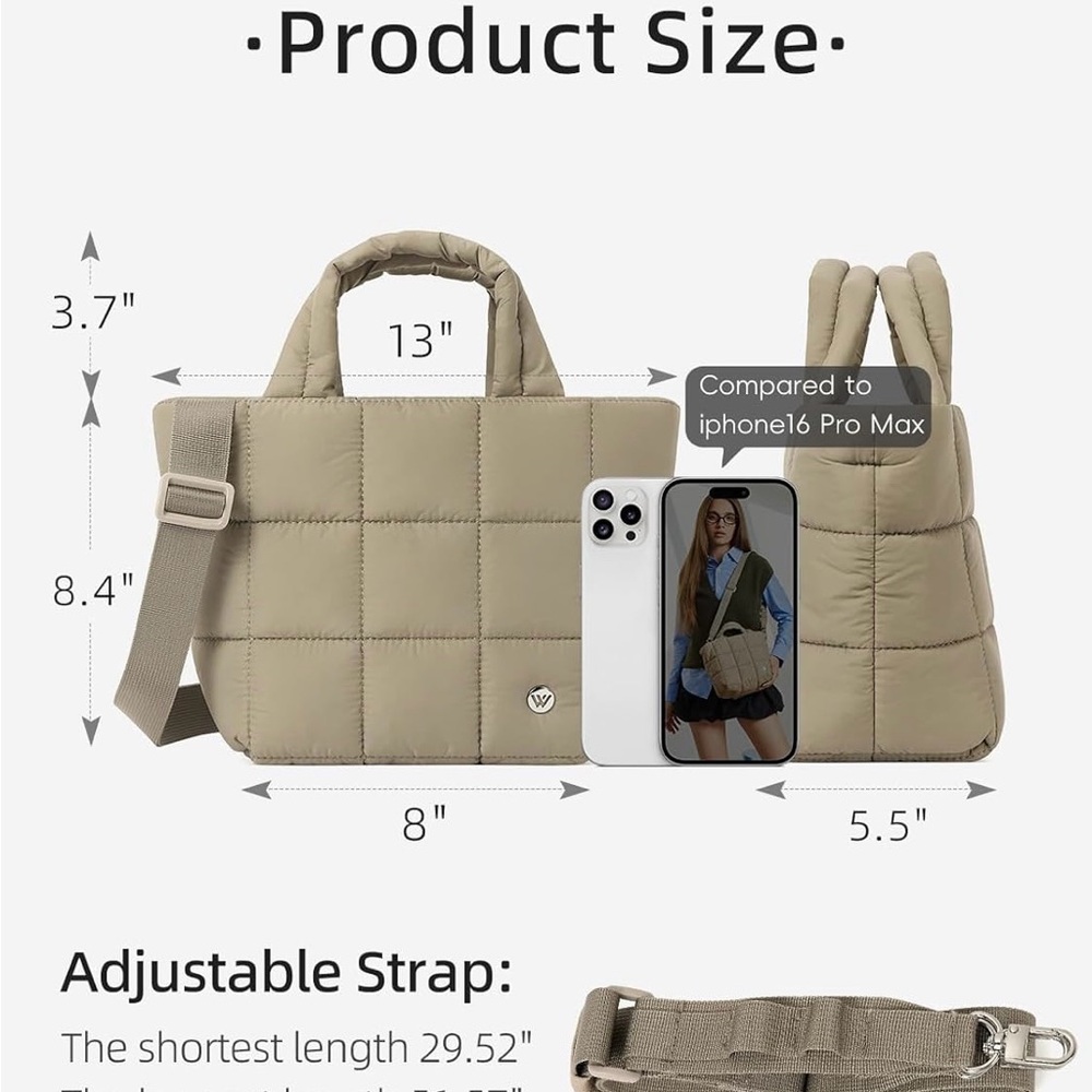 Westbronco- Mini Puffer Bag nwt - Picture 3 of 11